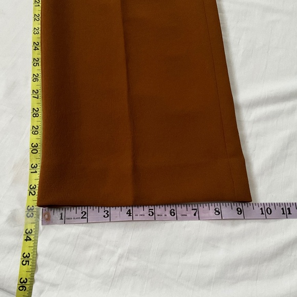 NWOT ARITZIA Wilfred Effortless Wide Leg Pants Size 6 Tall Rust - Picture 10 of 10